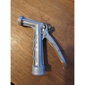 Vintage Metal Gilmour Supreme Silver Metal Hose Nozzle
